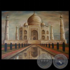 TAJ MAHAL - Óleo de ARIUS ROMERO